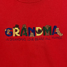 Load image into Gallery viewer, MC Sportswear “GRANDMA” Embroidered Double Collar Crewneck Sweatshirt
