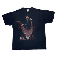 Load image into Gallery viewer, ELVIS PRESLEY Tribute Rock N Roll Music Band Spellout Graphic Distressed T-Shirt
