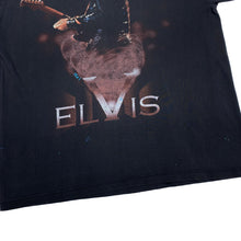 Load image into Gallery viewer, ELVIS PRESLEY Tribute Rock N Roll Music Band Spellout Graphic Distressed T-Shirt
