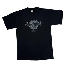 Load image into Gallery viewer, Vintage HARD ROCK CAFE “Berlin” Souvenir Logo Spellout Graphic T-Shirt
