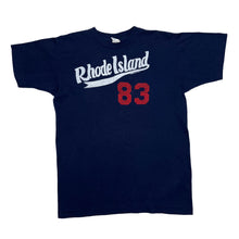 Load image into Gallery viewer, RHODE ISLAND “83” Souvenir Spellout Graphic Single Stitch T-Shirt
