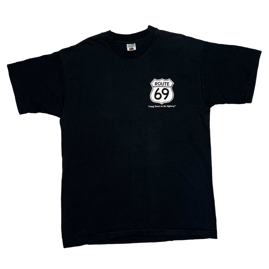 ROUTE 69 “Going Down On The Highway” Souvenir Graphic Single Stitch T-Shirt