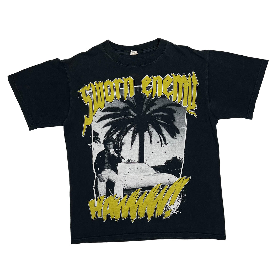 Anvil SWORN ENEMY “Looking For F****ng Freedom” Crossover Thrash Metal Band T-Shirt