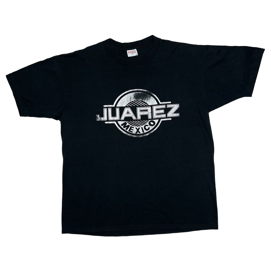 JUAREZ “Mexico” Souvenir Spellout Graphic Single Stitch T-Shirt