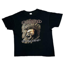 Load image into Gallery viewer, THE EXPLOITED “Beat The B****rds” Graphic Spellout Hardcore Street Punk Band T-Shirt
