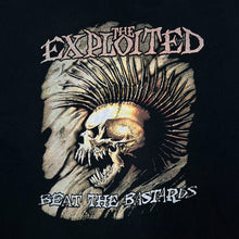 Load image into Gallery viewer, THE EXPLOITED “Beat The B****rds” Graphic Spellout Hardcore Street Punk Band T-Shirt
