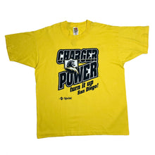 Load image into Gallery viewer, CHARGER POWER “Turn It Up San Diego” College Sports Graphic Single Stitch T-Shirt
