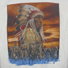 Load image into Gallery viewer, PLANETE PLUS (1994) Native American Chieftain Wildlife Nature Graphic T-Shirt
