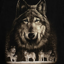 Load image into Gallery viewer, METAL ROCK Wolf Pack Animal Nature Graphic T-Shirt
