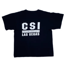 Load image into Gallery viewer, CSI LAS VEGAS “Crime Scene Investigation” Novelty Souvenir Spellout Graphic T-Shirt
