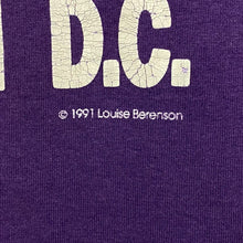 Load image into Gallery viewer, Screen Stars WASHINGTON D.C. (1991) “G.W.U” Souvenir Graphic Single Stitch T-Shirt
