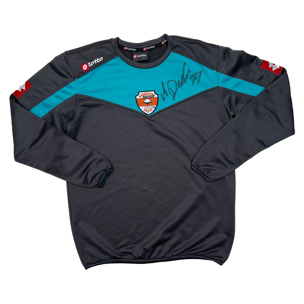 Lotto ADANASPOR Turkish Football Club Colour Block Signed Polyester Crewneck Sweatshirt