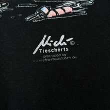 Load image into Gallery viewer, Early 00’s TIESCHORTS Industrial Drummer Pig Cartoon Graphic T-Shirt
