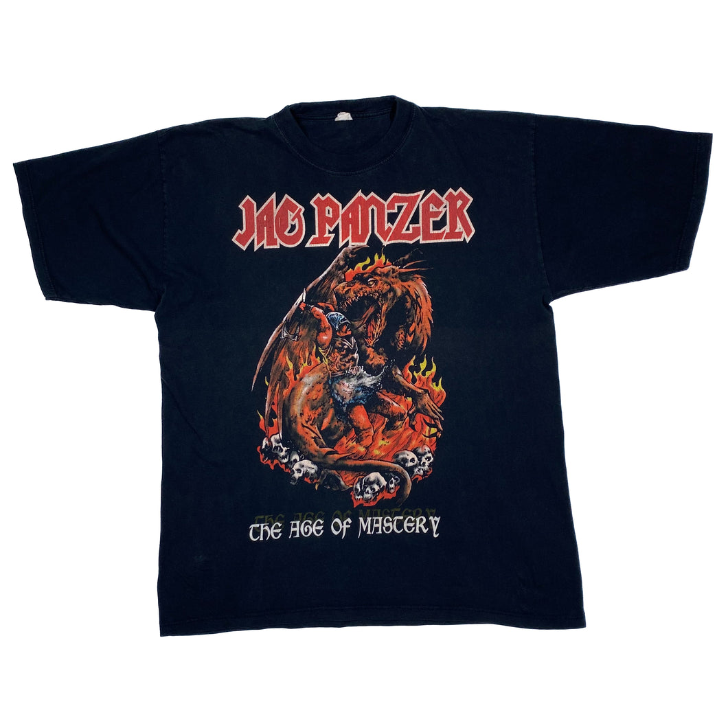 JAG PANZER “The Age Of Mastery” European Tour 1998 Power Heavy Metal Band T-Shirt