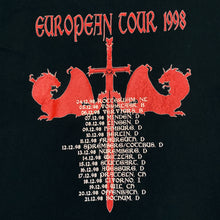 Load image into Gallery viewer, JAG PANZER “The Age Of Mastery” European Tour 1998 Power Heavy Metal Band T-Shirt
