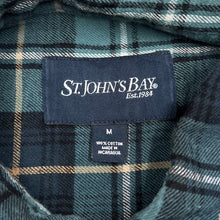 Load image into Gallery viewer, ST. JOHN’S BAY Classic Plaid Check Long Sleeve Button-Up Flannel Shirt
