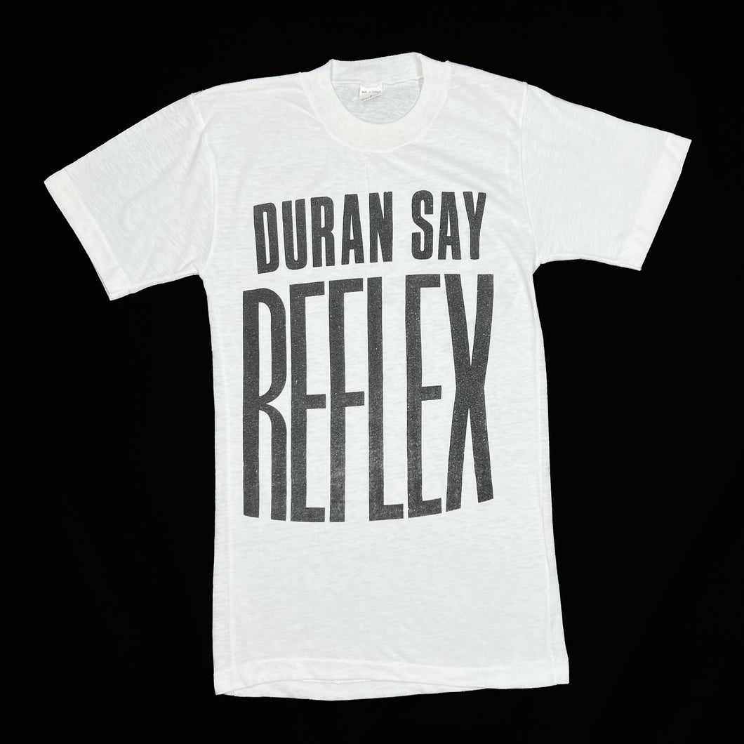 DURAN DURAN “Duran Says Reflex” Pop Rock New Wave Band Single Stitch T-Shirt