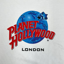 Load image into Gallery viewer, PLANET HOLLYWOOD (2000) “London” Souvenir Logo Spellout Graphic T-Shirt
