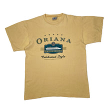 Load image into Gallery viewer, Gear For Sports ORIANA “Celebrated Style” Souvenir Spellout Graphic T-Shirt
