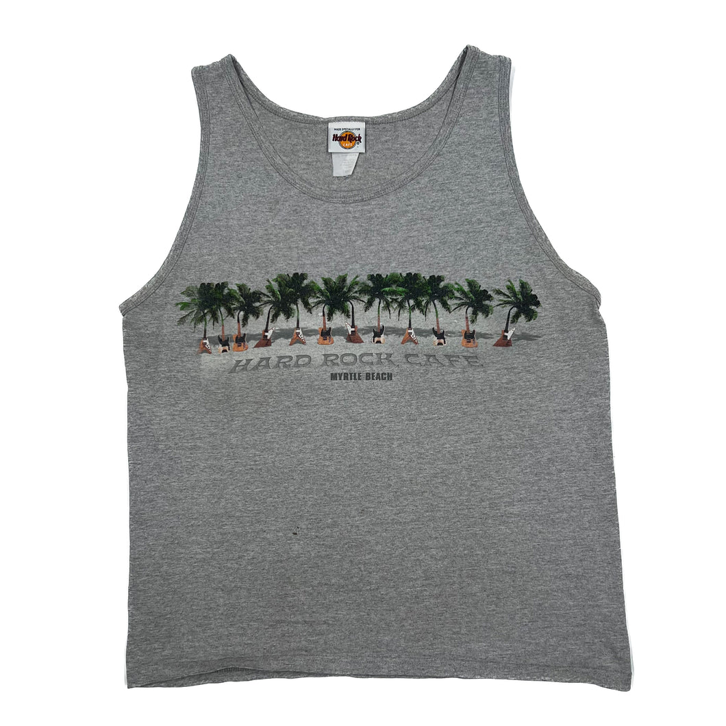 HARD ROCK CAFE “Myrtle Beach” Guitar Palm Tree Souvenir Graphic Vest Top