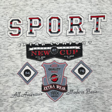 Load image into Gallery viewer, SPORT EXTRA COMFORT “New Cup” Graphic Spellout Crewneck Sweatshirt
