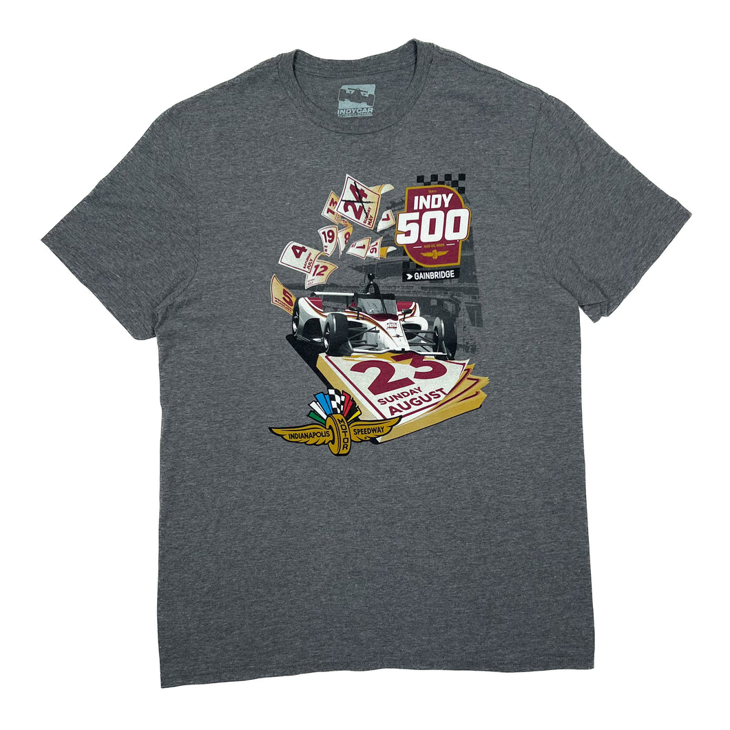 INDY 500 Indycar “Indianapolis Motor Speedway” Racing Spellout Motorsports Graphic T-Shirt