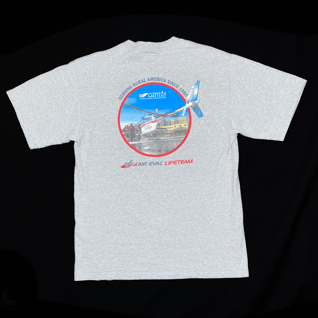 AIR EVAC LIFETEAM “CAMTS” Spellout Graphic T-Shirt