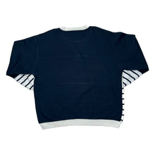 Load image into Gallery viewer, WORLD MARINE “Fashion Cocotier” Graphic Colour Block Nautical Striped Sweatshirt
