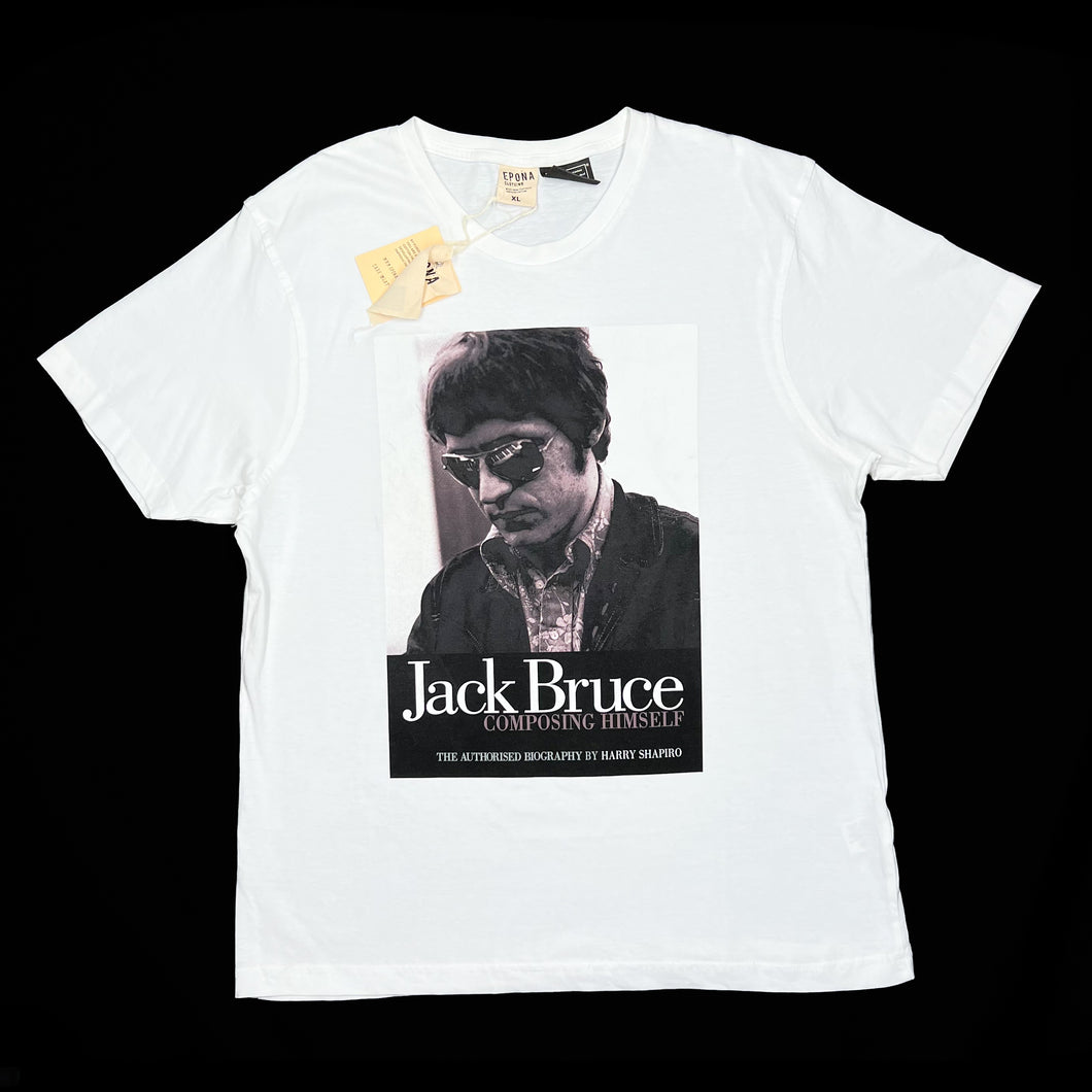 JACK BRUCE “Composing Himself” Biography Book Rock Music Artist Graphic T-Shirt