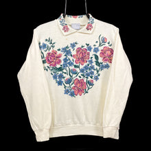 Load image into Gallery viewer, BLAIR Floral Flower Nature Graphic Collared Sweatshirt

