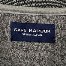 Load image into Gallery viewer, SAFE HARBOR Classic Micro Striped Trim Collared Sweatshirt
