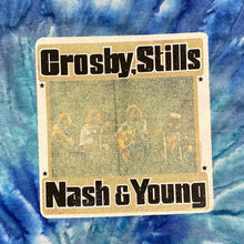Load image into Gallery viewer, CROSBY, STILLS, NASH &amp; YOUNG Rock Music Band Graphic Tie Dye T-Shirt
