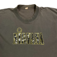 Load image into Gallery viewer, NIRVANA (1997) Smile Graphic Logo Spellout Alternative Rock Grunge Band T-Shirt
