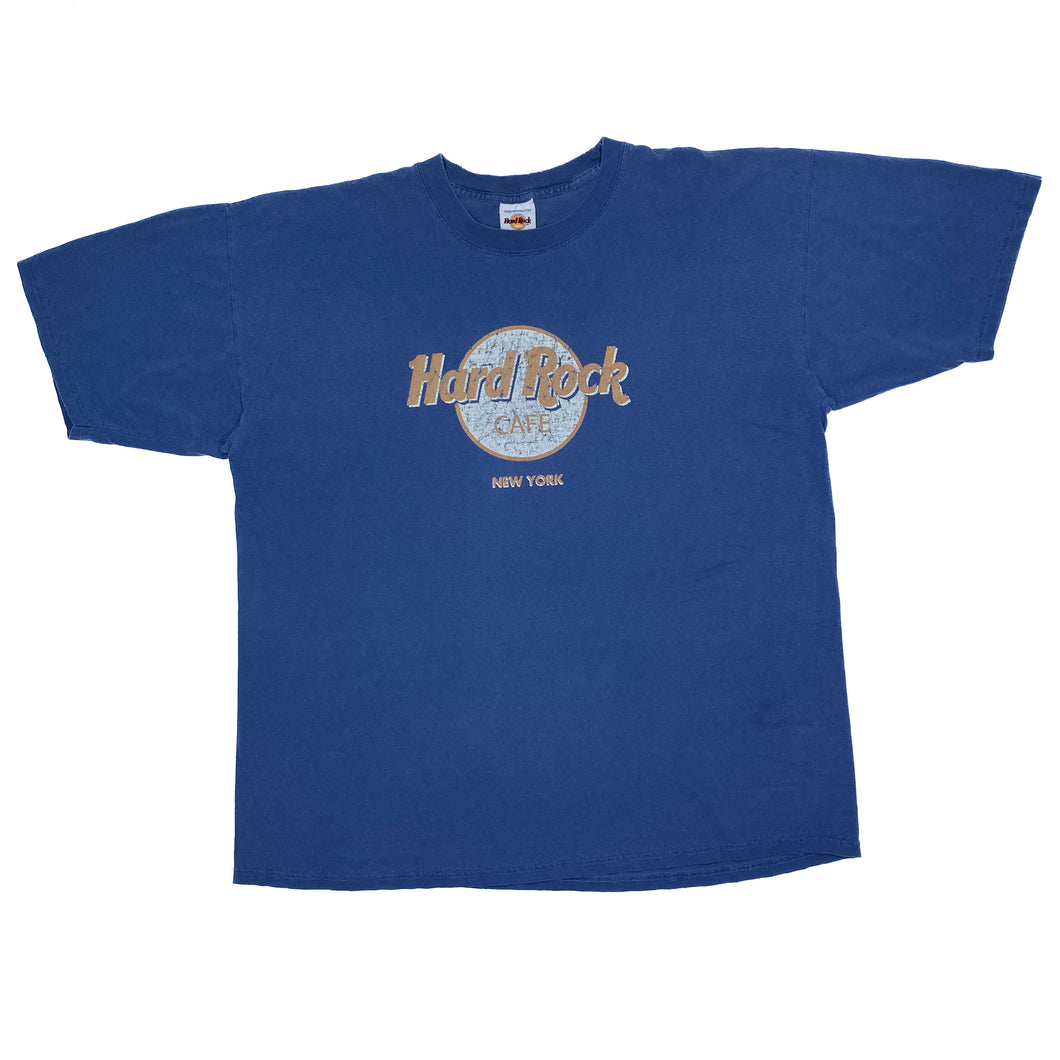 HARD ROCK CAFE “New York” Souvenir Logo Spellout Graphic Faded T-Shirt