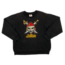Load image into Gallery viewer, DISNEY “Pirates Of The Caribbean” Embroidered Souvenir Movie Crewneck Sweatshirt
