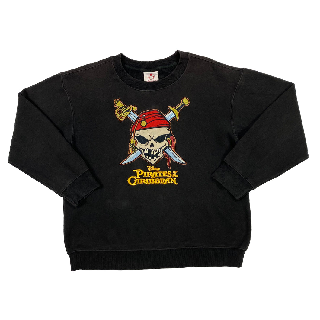 DISNEY “Pirates Of The Caribbean” Embroidered Souvenir Movie Crewneck Sweatshirt