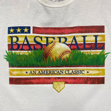Load image into Gallery viewer, BASEBALL “An American Classic” Sports Graphic Spellout T-Shirt
