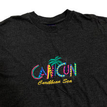 Load image into Gallery viewer, CANCUN &quot;Caribbean Sea&quot; Embroidered Souvenir T-Shirt
