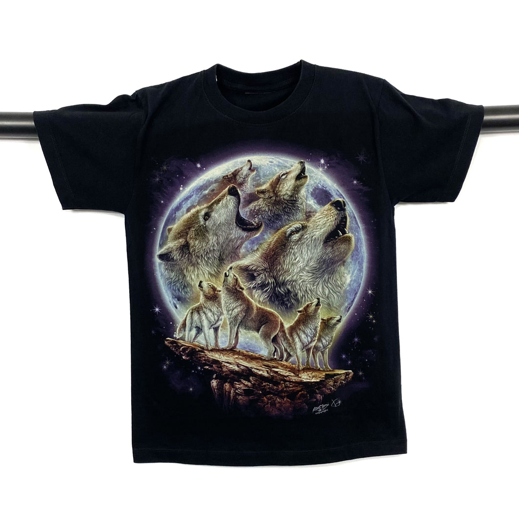 ROCK CHANG Wolf Pack Animal Nature Wildlife Graphic T-Shirt