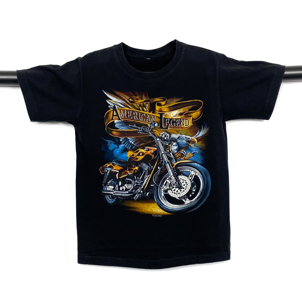 AMERICAN LEGEND Biker Eagle Spellout Graphic T-Shirt