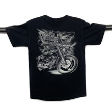 Load image into Gallery viewer, AMERICAN LEGEND Biker Eagle Spellout Graphic T-Shirt
