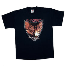 Load image into Gallery viewer, EXMORTEM (2001) “Berzerker Legions” Graphic Spellout Heavy Death Metal Band T-Shirt
