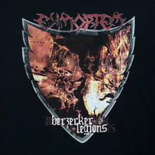 Load image into Gallery viewer, EXMORTEM (2001) “Berzerker Legions” Graphic Spellout Heavy Death Metal Band T-Shirt
