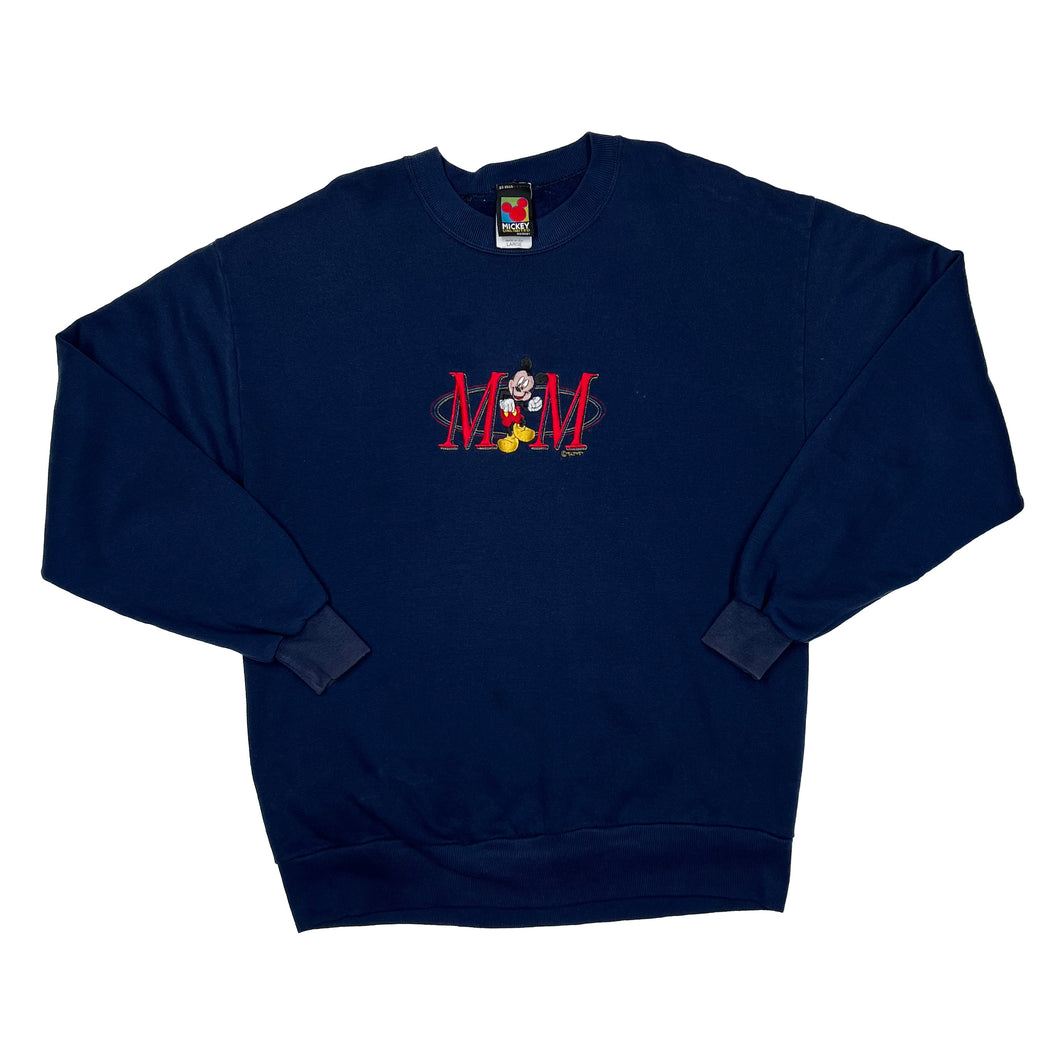 Vintage 90’s Disney Mickey Unlimited MICKEY MOUSE Embroidered Crewneck Sweatshirt