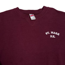 Load image into Gallery viewer, Soffe ST. MARK P.E. Made In USA College Sports Spellout Graphic Crewneck Sweatshirt
