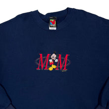 Load image into Gallery viewer, Vintage 90’s Disney Mickey Unlimited MICKEY MOUSE Embroidered Crewneck Sweatshirt
