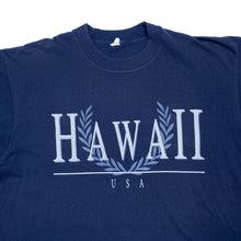 Load image into Gallery viewer, Screen Stars HAWAII “USA” Souvenir Spellout Graphic Single Stitch T-Shirt
