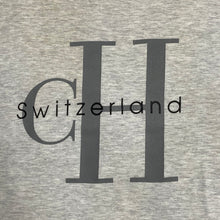 Load image into Gallery viewer, CH &quot;SWITZERLAND&quot; Graphic Souvenir Spellout T-Shirt
