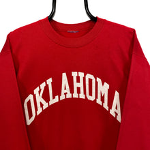 Load image into Gallery viewer, OKLAHOMA College University Spellout Graphic Crewneck Sweatshirt
