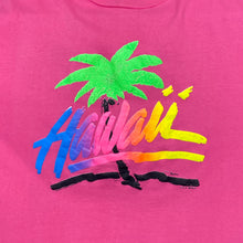 Load image into Gallery viewer, Hanes HAWAII Neon Spellout Souvenir Single Stitch T-Shirt
